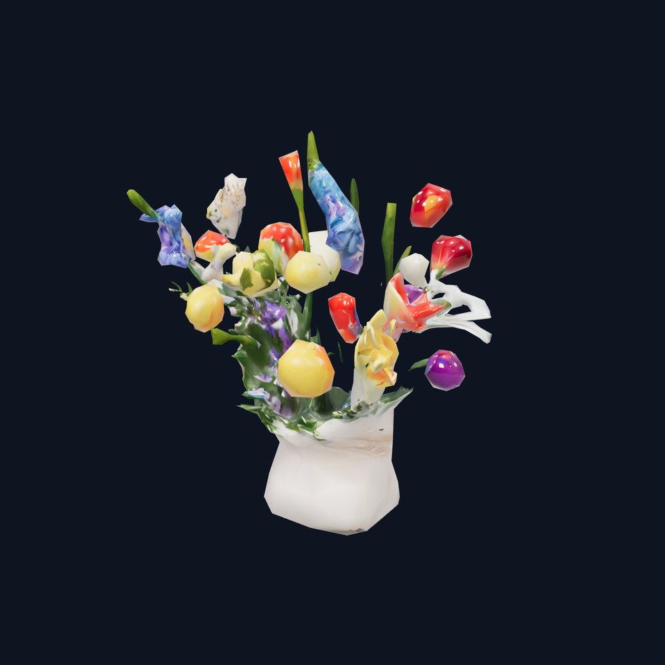 Vibrant Floral Bouquet model pack